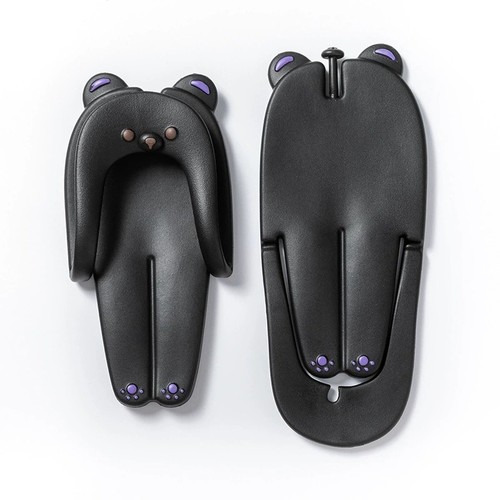 Men portable cute bear flip - men's,